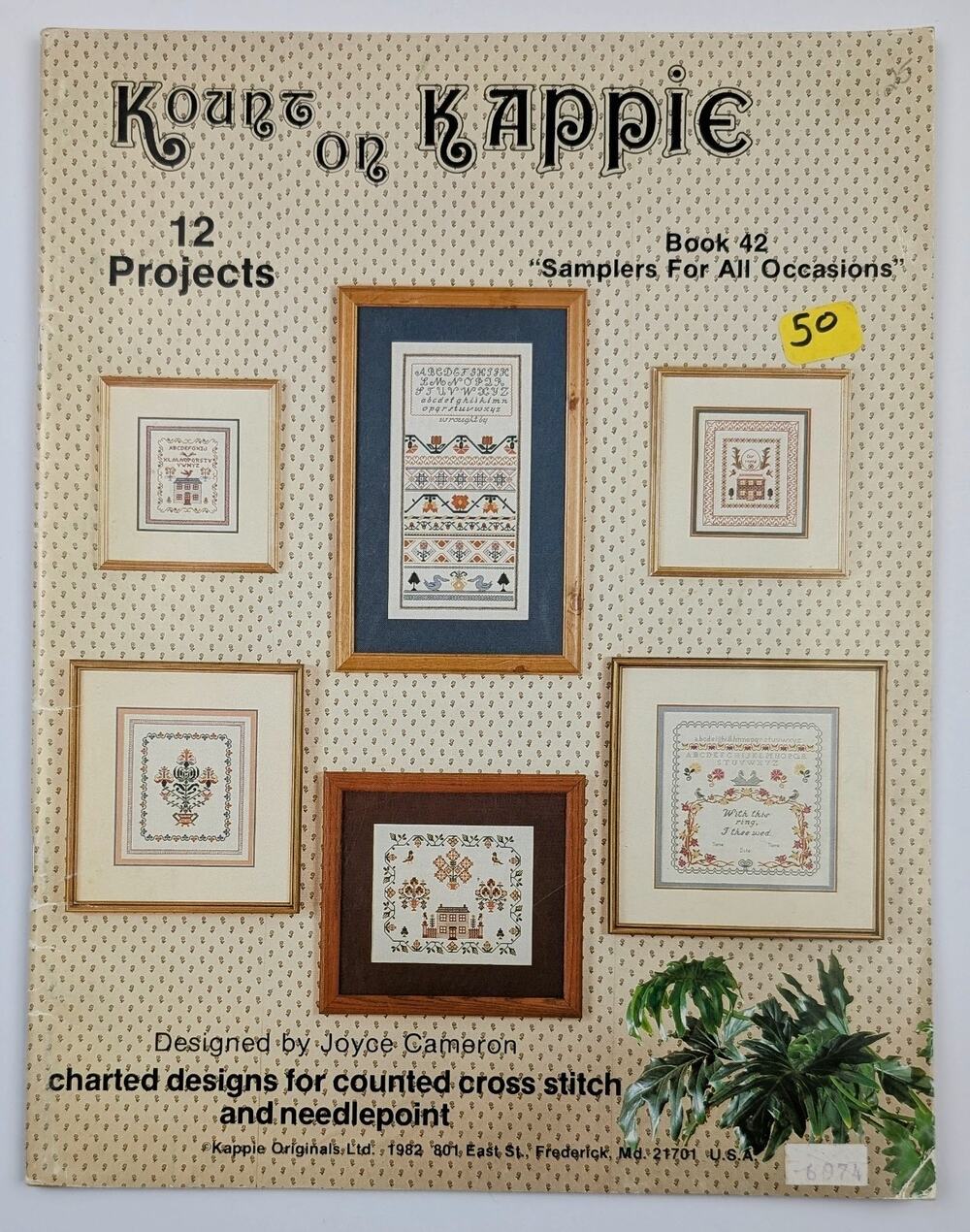 KOUNT ON KAPPIE-CROSS STITCH-BOOK 42-KAPPIE ORIGINIALS-OOP